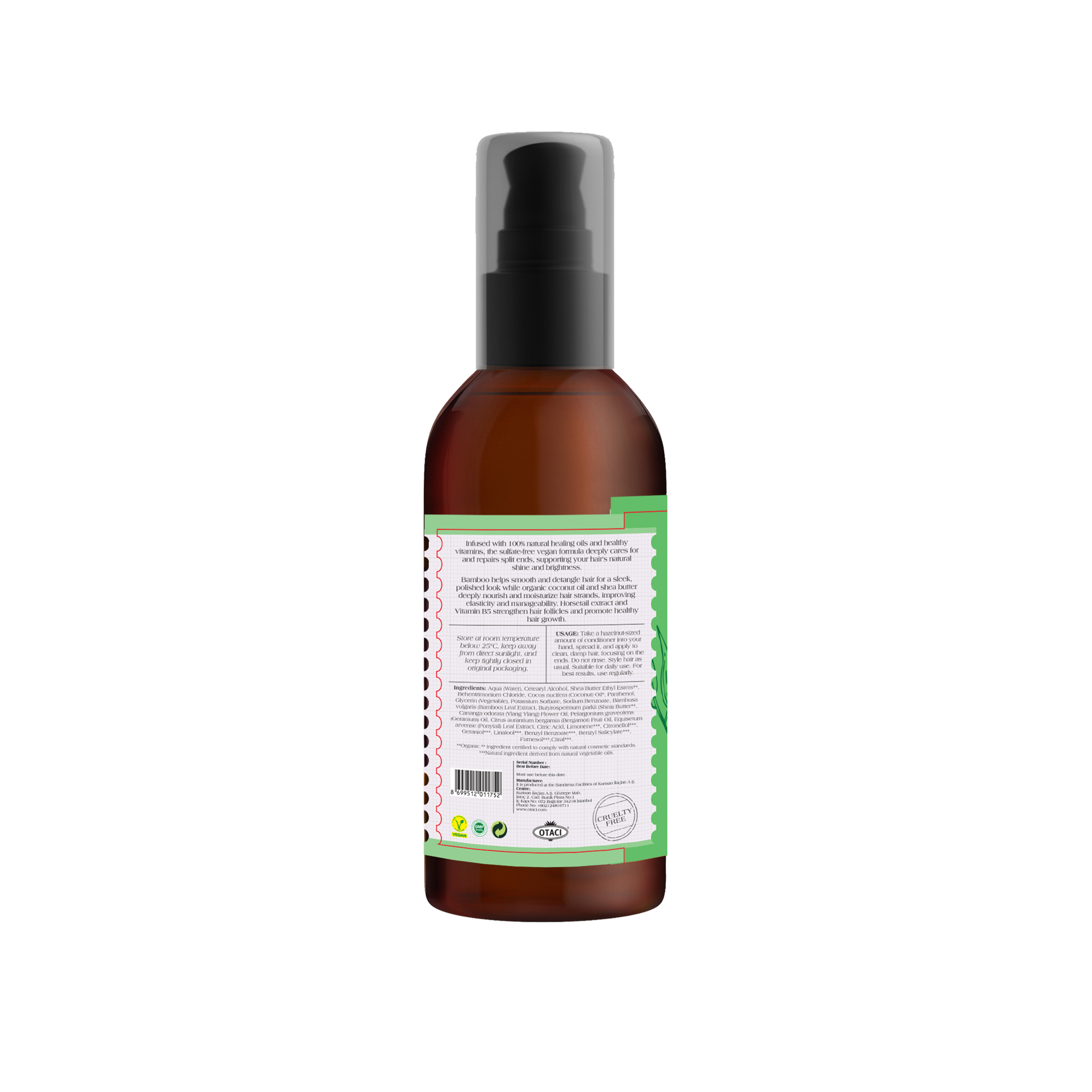 Otaci LAB No:5 Herbal Conditioner | Nourishing & Detangling with Plant Extracts – 150ml