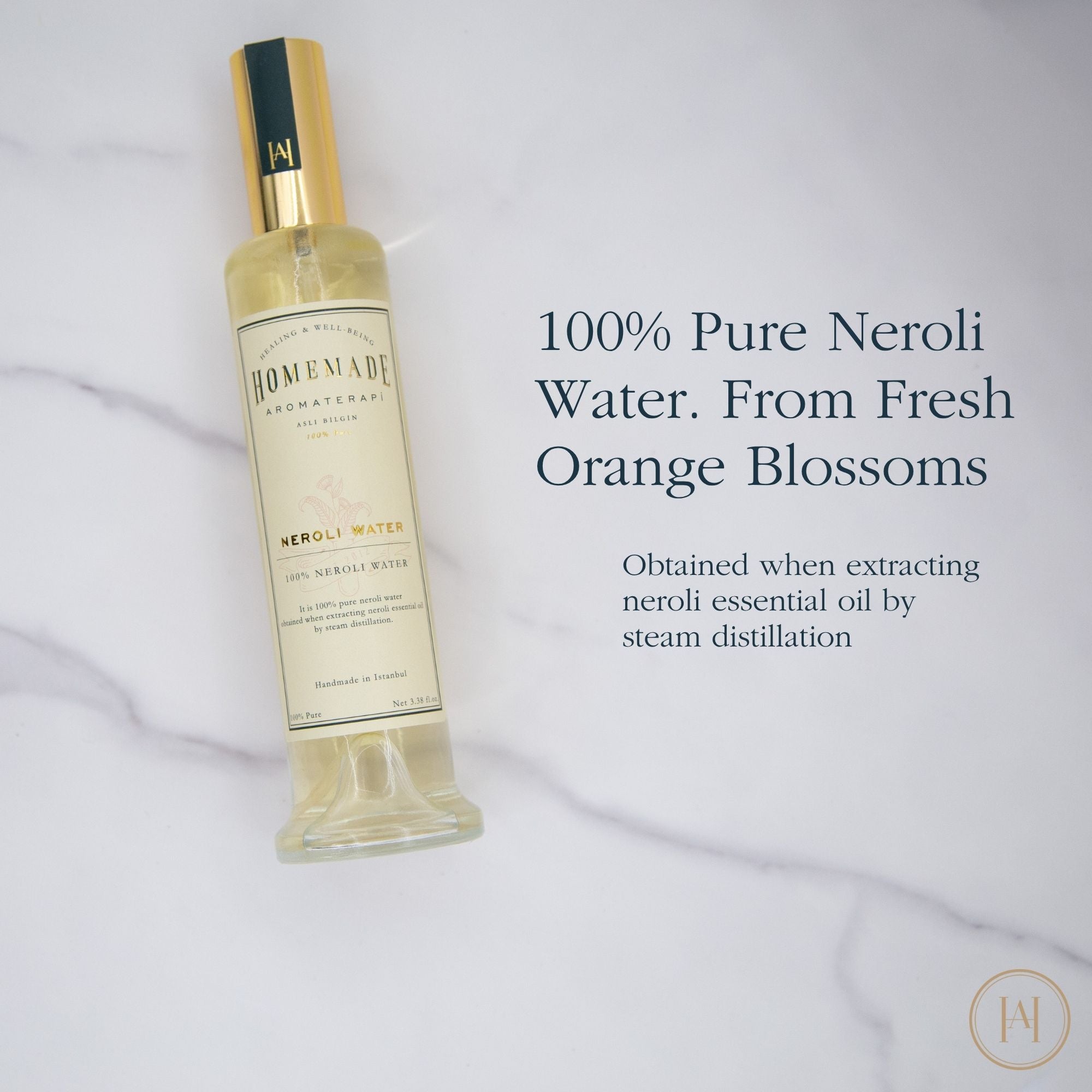 100% Pure Neroli Water Skin Toning & Refreshing Mist – 3.38 FL Oz.