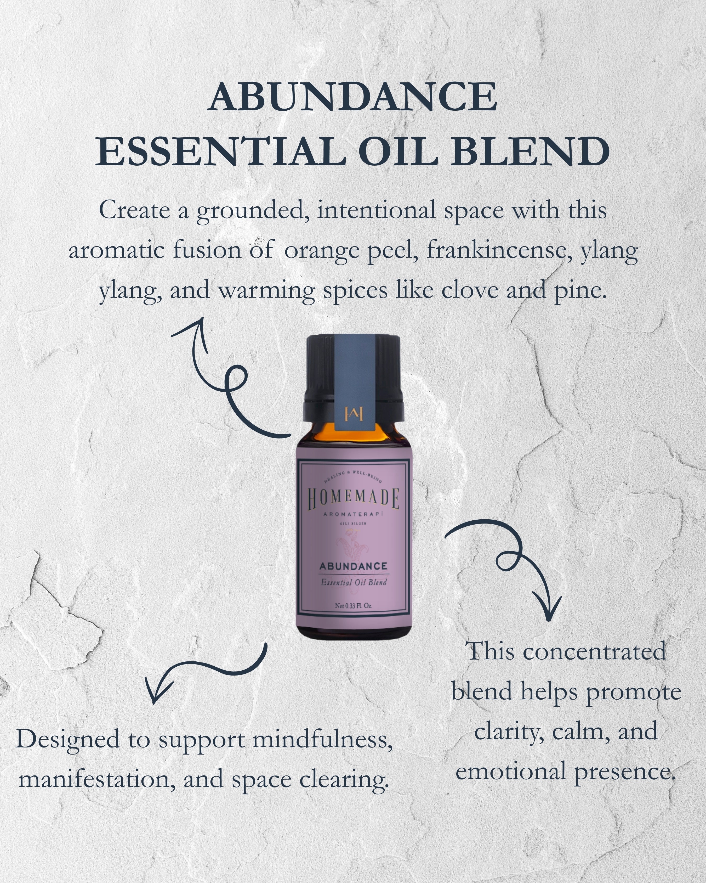 Homemade Aromaterapi | Abundance Essential Oil Blend – Uplifting & Prosperity Ritual – 10ml