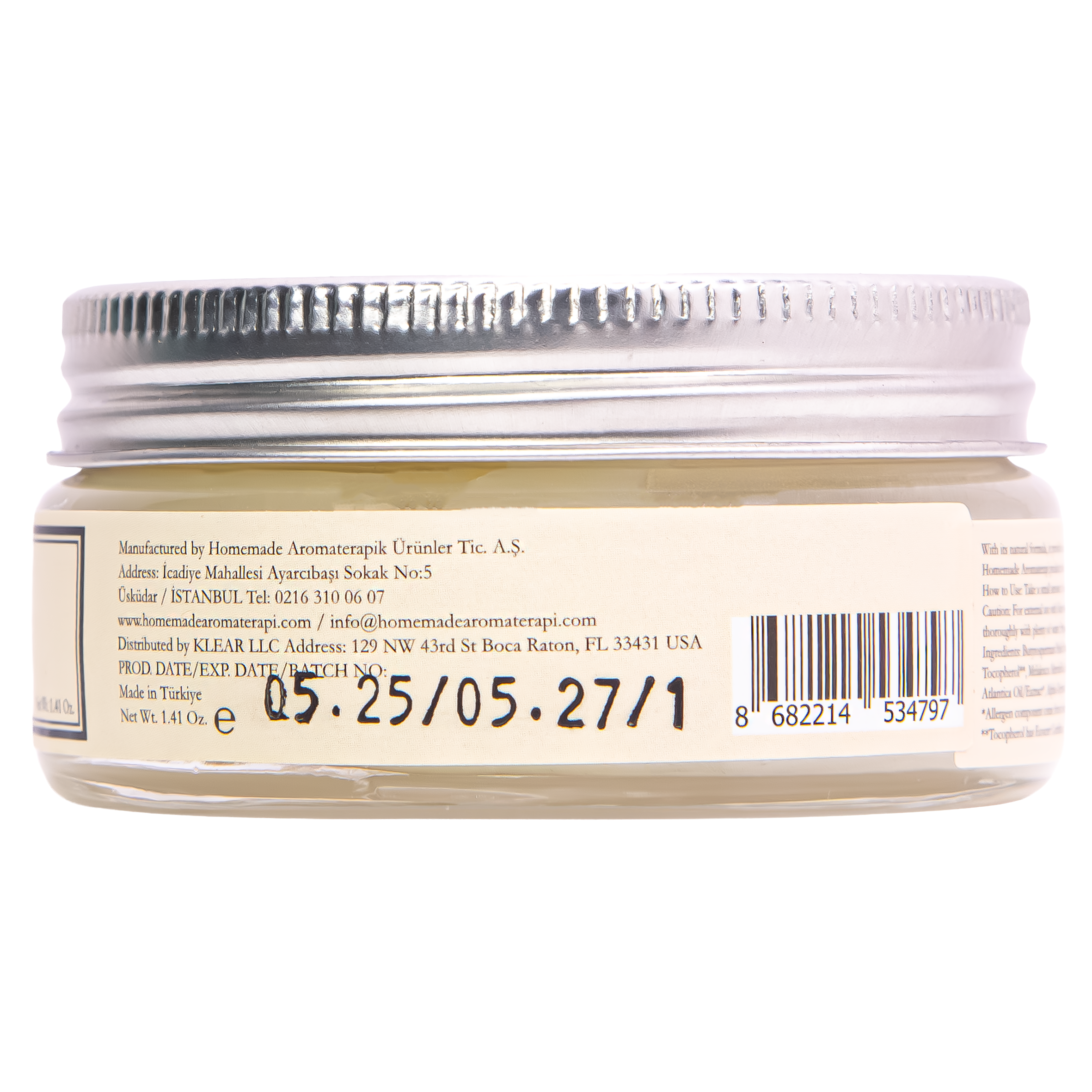 Homemade Aromaterapi | Shea Butter Foot Cream with Tea Tree – Intense Hydration & Care – 1.41 oz