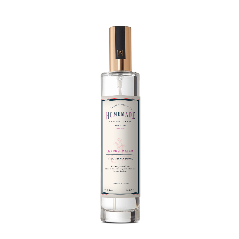Homemade Aromaterapi | 100% Pure Neroli Water – Skin Toning & Refreshing Mist – 100ml product image – Herbal skincare by Homemade Aromaterapi