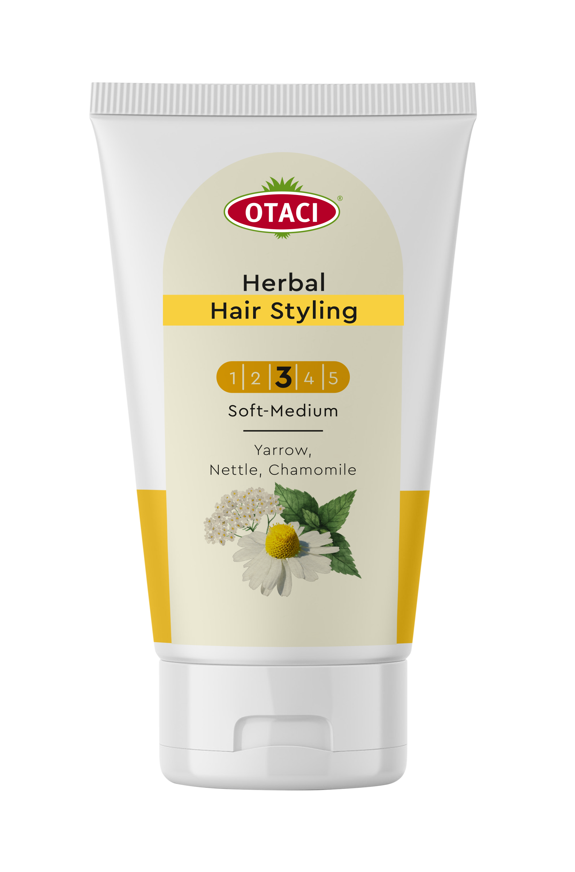 Otaci | Herbal Hair Styling Cream – Soft to Medium Hold with Yarrow, Nettle & Chamomile