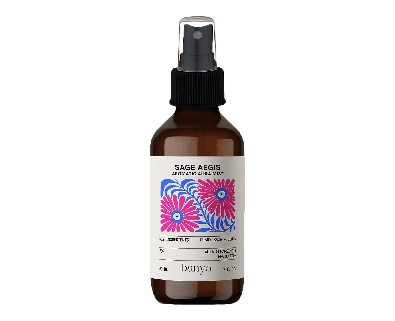 banyo | Sage Aegis Aromatic Aura Mist – Clarity & Calm – 2 FL Oz - Klearus