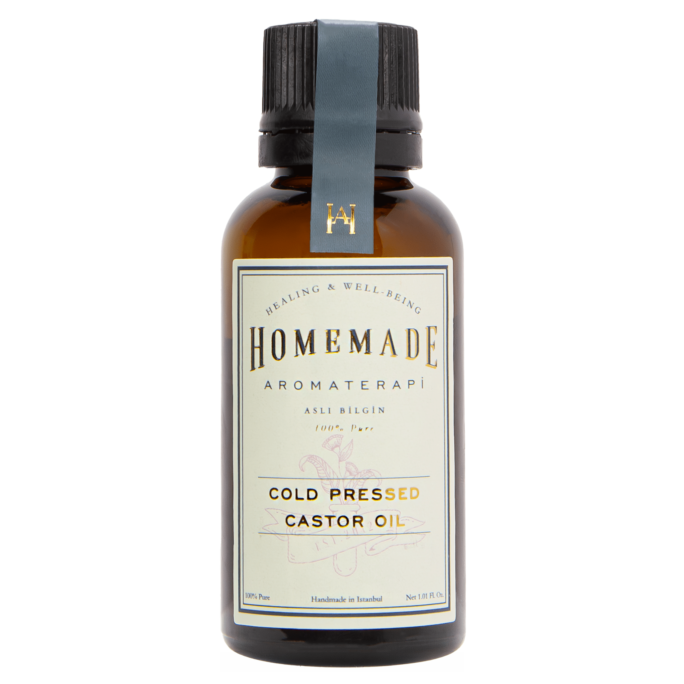 Homemade Aromaterapi | 100 Percent Pure Cold Pressed Castor Oil 1 fl oz - Klearus
