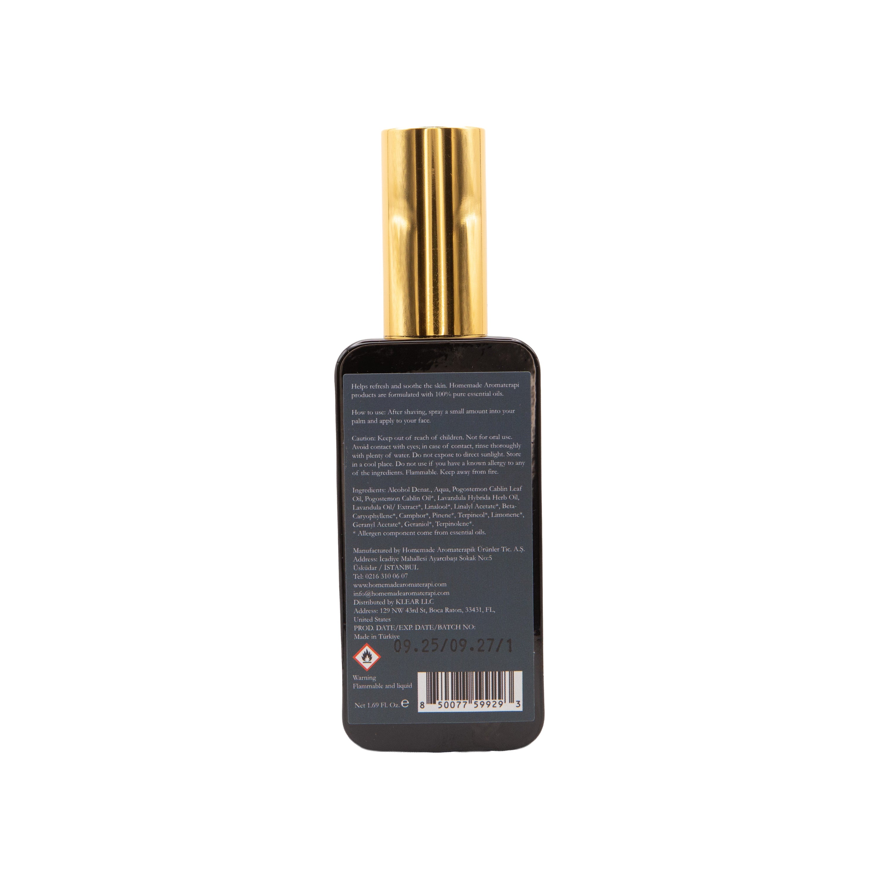 Homemade Aromaterapi | After Shave Lotion Patchouli Lavender 1.69 fl oz - Klearus