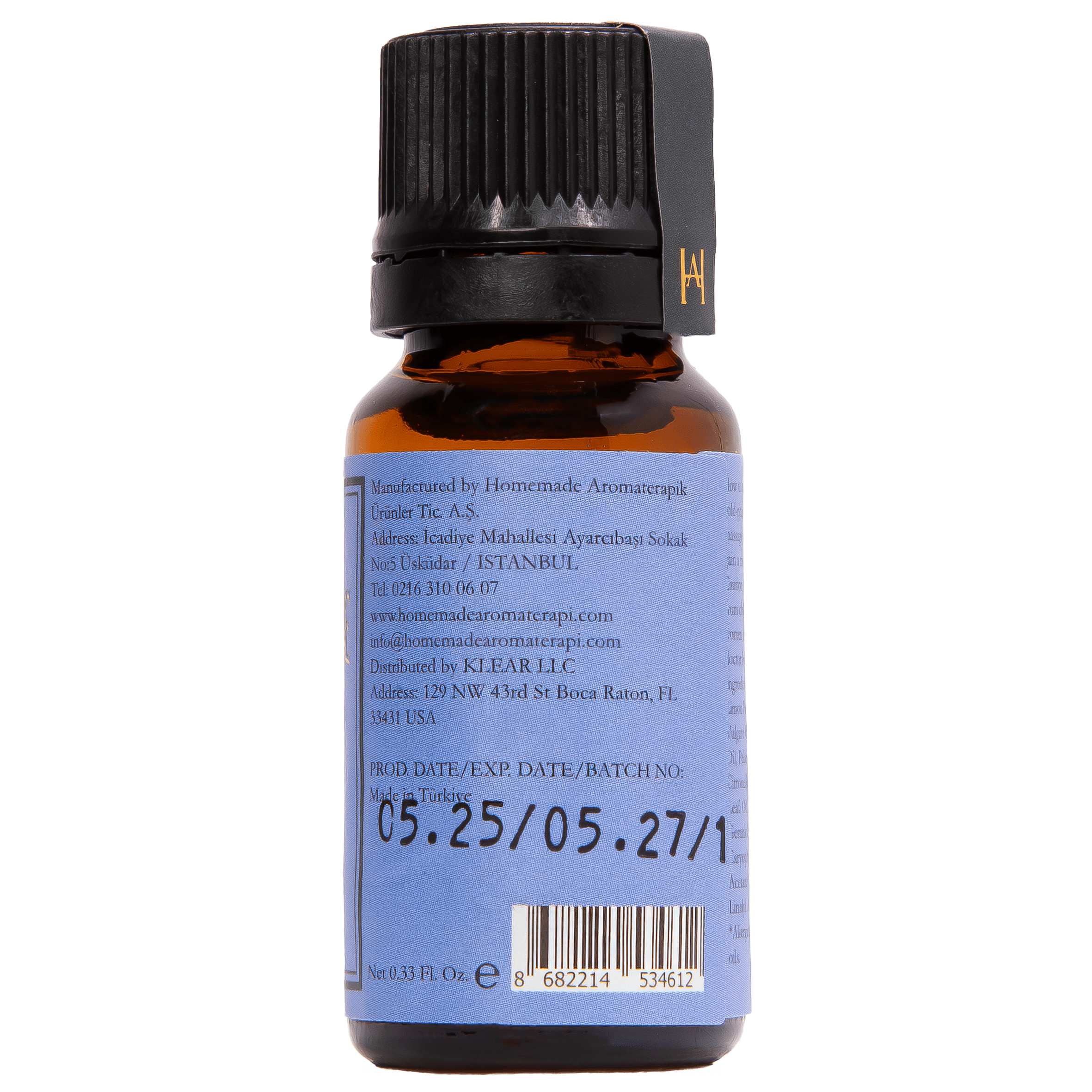 Homemade Aromaterapi | Be Well Essential Oil Blend – Herbal Immunity & Clarity – 0.33 FL Oz. - Klearus