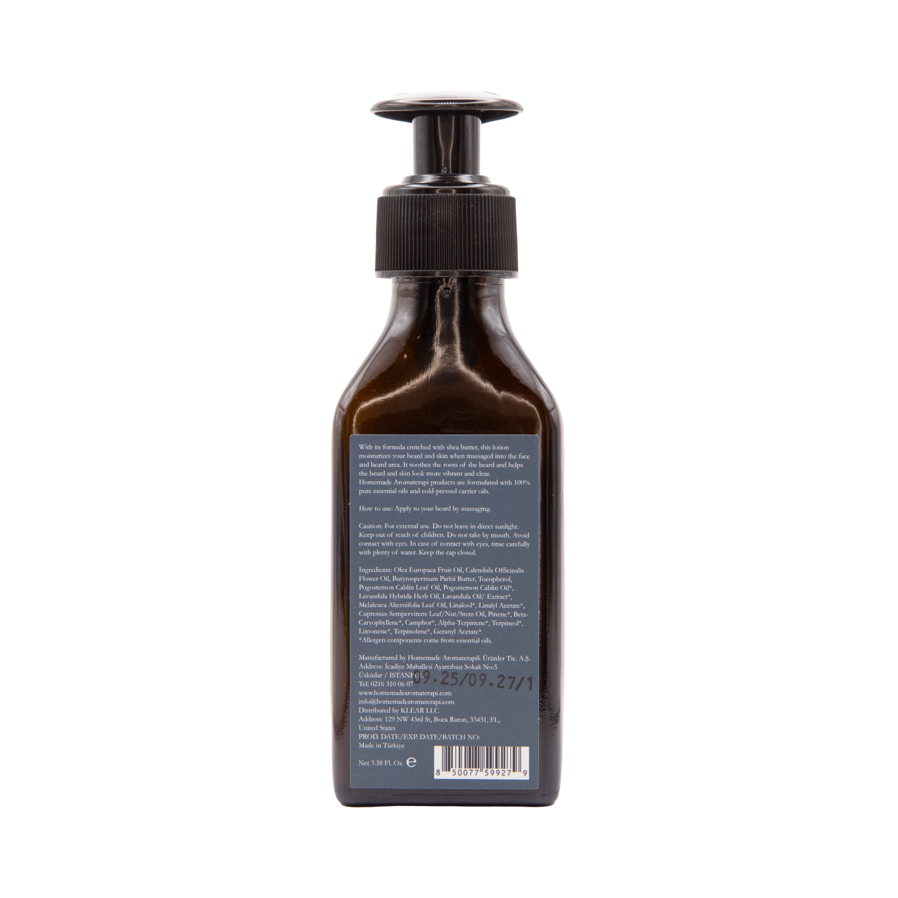 Homemade Aromaterapi | Beard Care Lotion 3.38 fl oz - Klearus