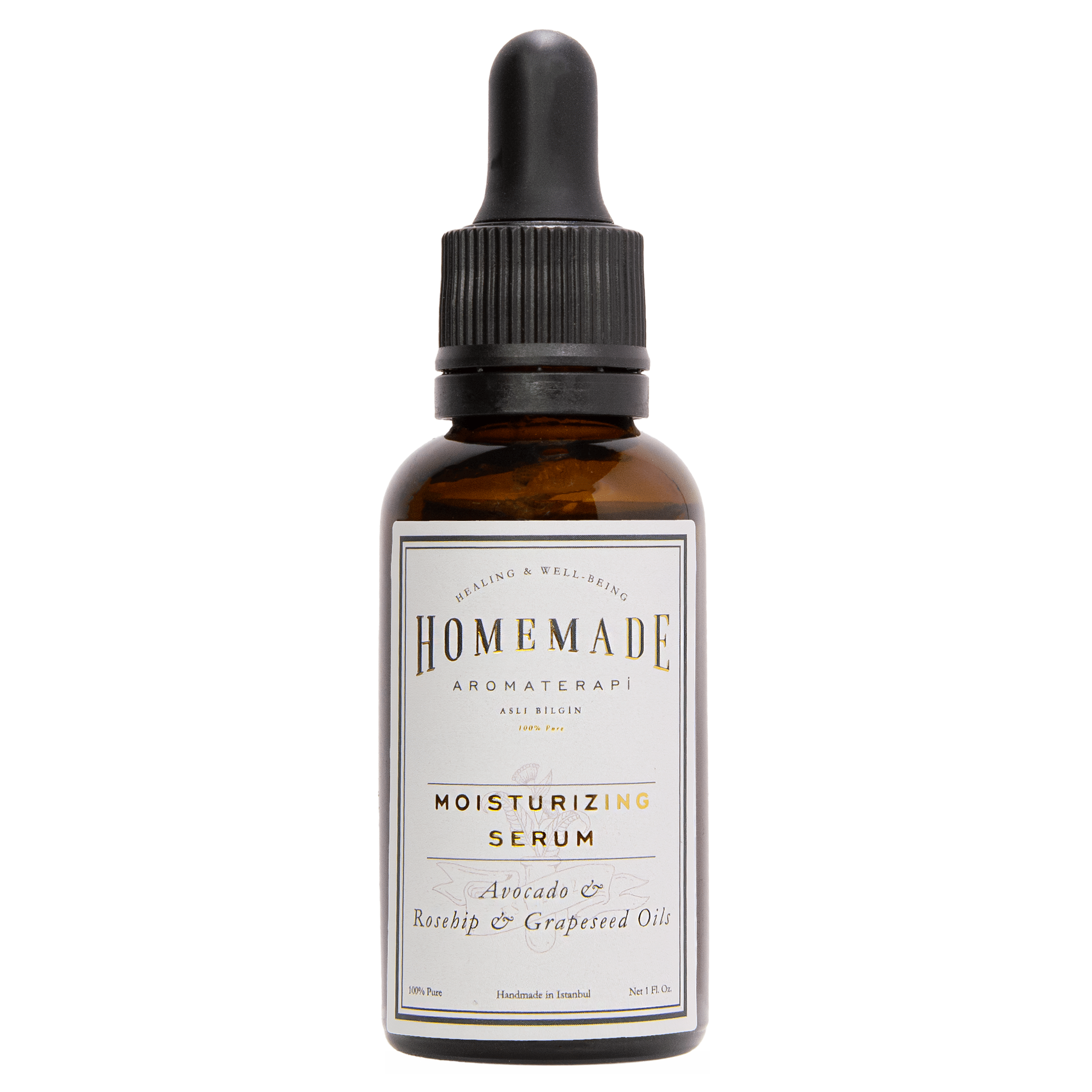 Homemade Aromaterapi | Moisturizing Serum – Avocado + Rosehip + Grapeseed – 1 Fl Oz. - Klearus