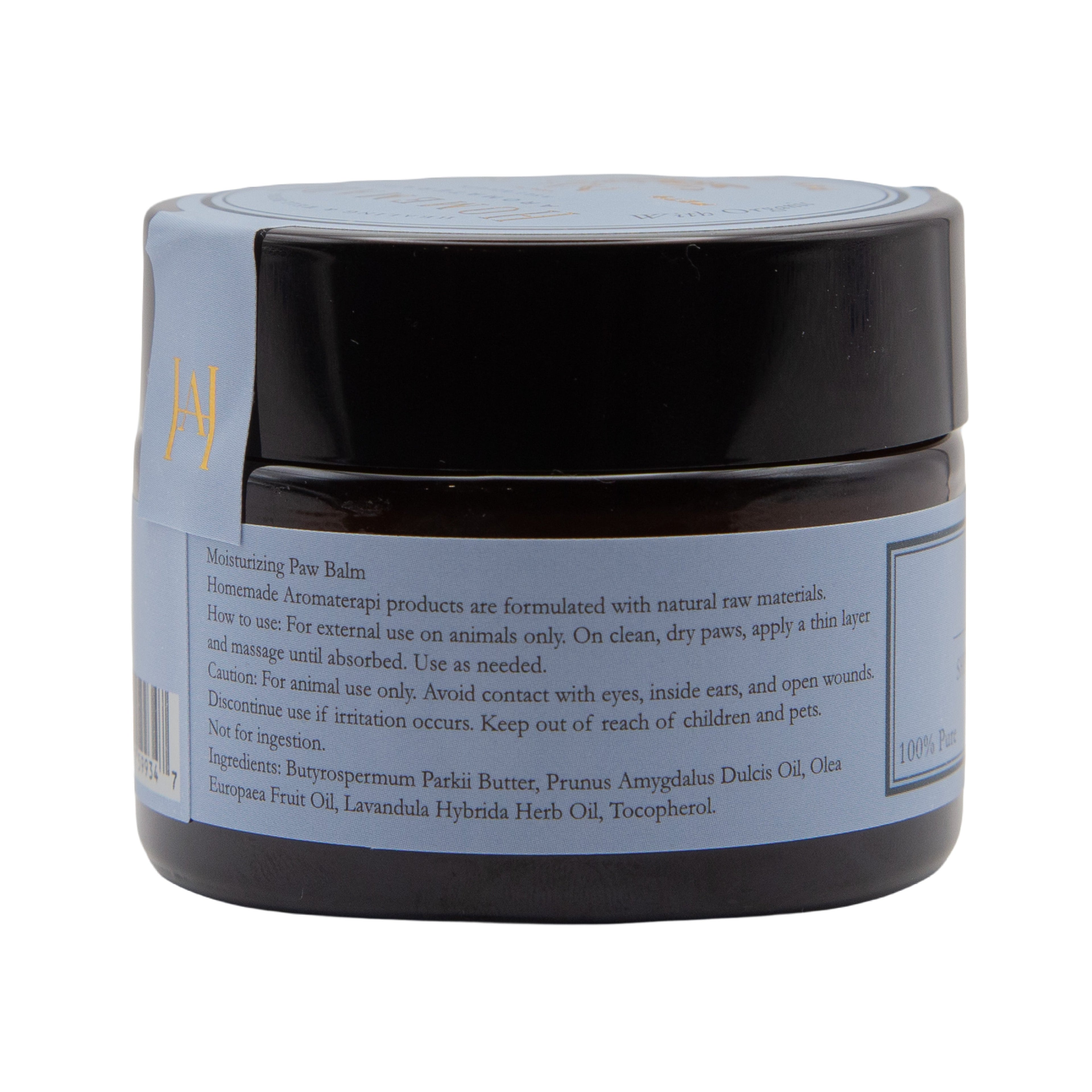 Homemade Aromaterapi | Paw Balm Shea Butter Almond Oil Lavender 1.4 fl oz - Klearus