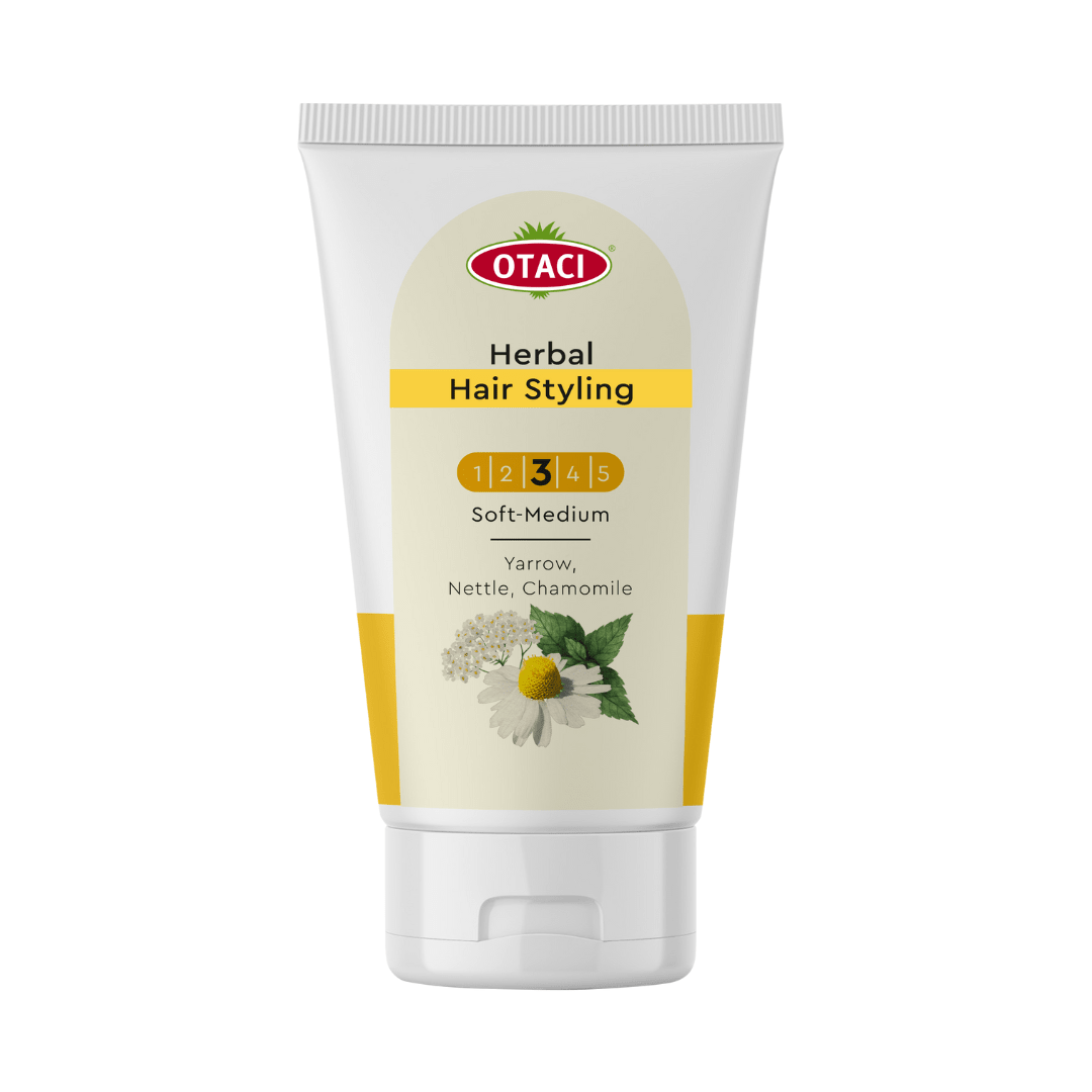 Otaci | Herbal Hair Styling Gel – Soft to Medium Hold with Yarrow, Nettle & Chamomile - Klearus