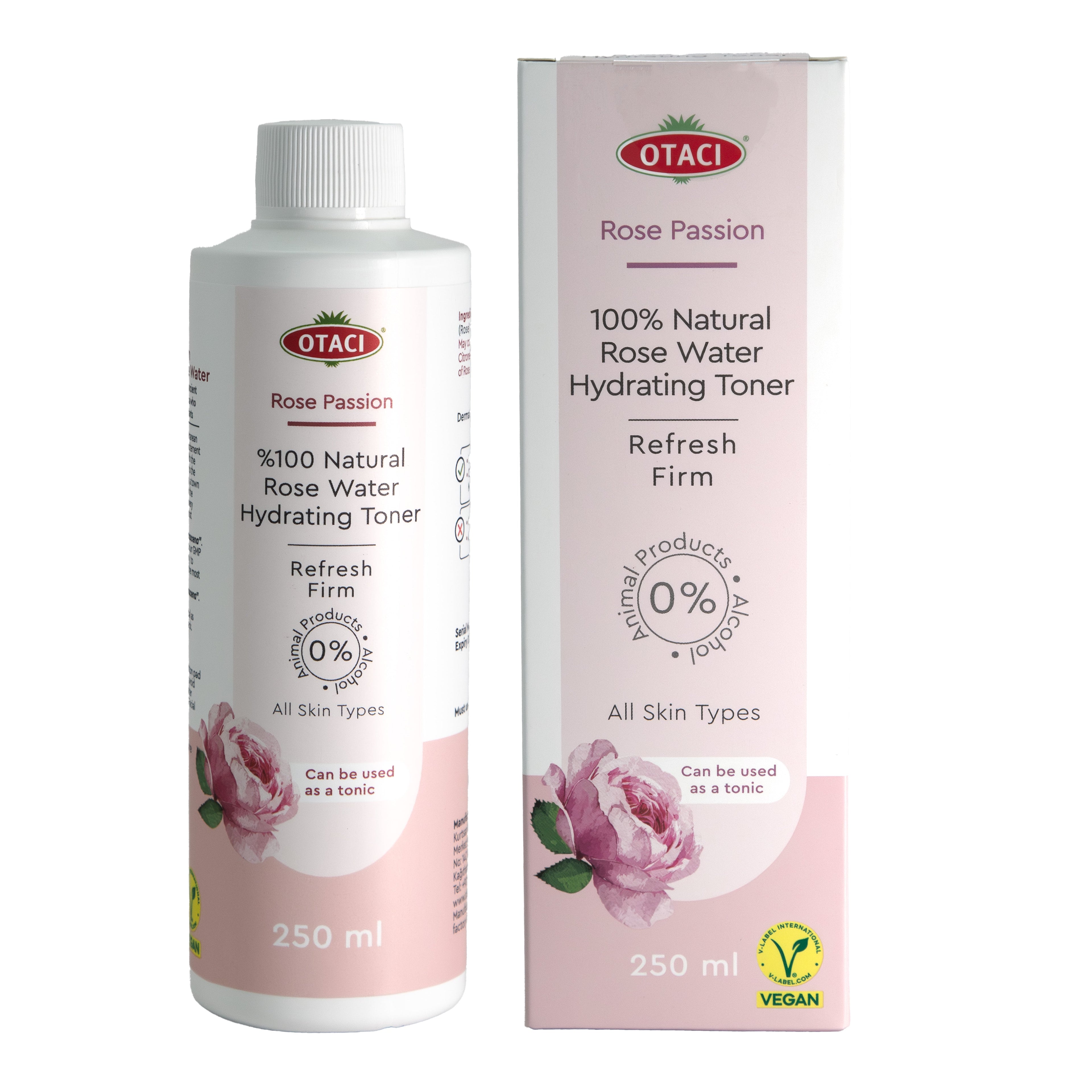 OTACI Rose Passion 100% Natural Rose Water Hydrating Toner - Klearus
