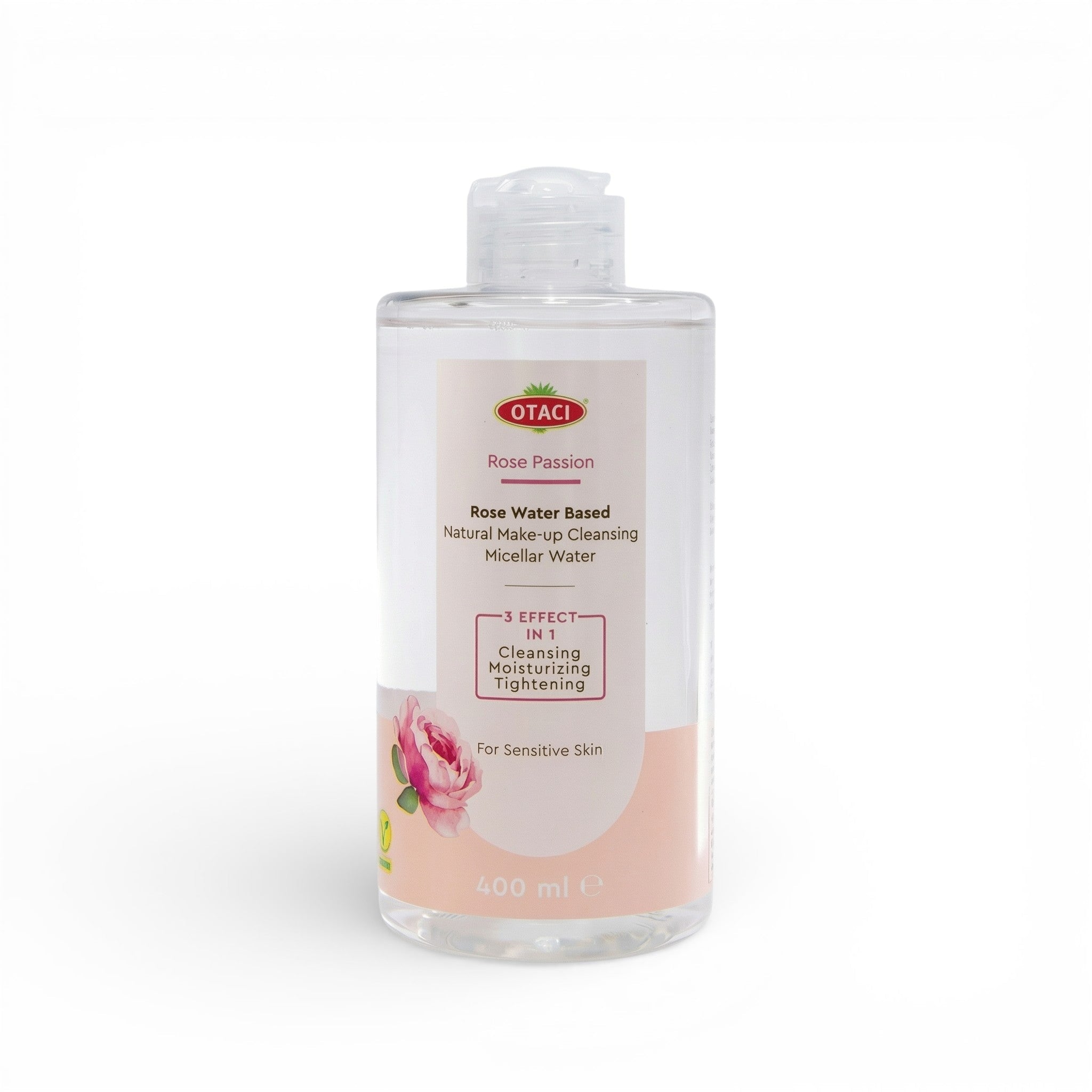 Otaci Rose Passion Micellar Cleansing Water | Rosewater & Micellar Technology | Effective Makeup Remover | 400ml - Klearus