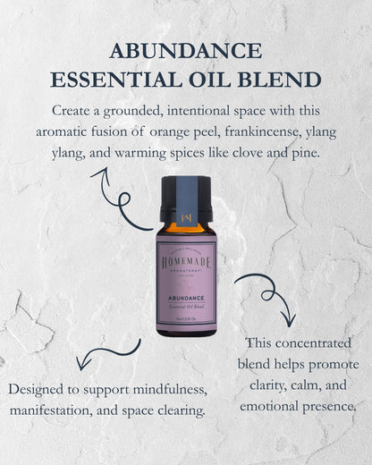 Homemade Aromaterapi | Abundance Essential Oil Blend – Uplifting &amp; Prosperity Ritual – 10ml