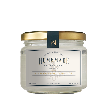 Homemade Aromaterapi | Cold Pressed Coconut Oil – 8.8 oz