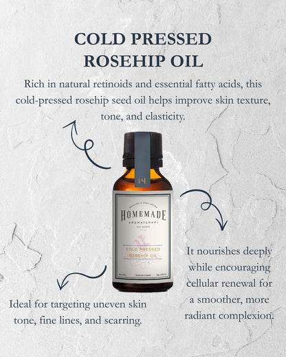 Homemade Aromaterapi | Cold Pressed Rosehip Oil – 1.0 FL Oz.