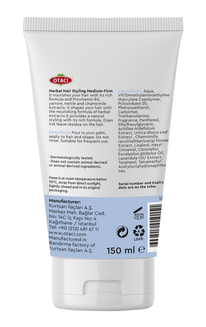 Otaci | Herbal Hair Styling Cream – Medium to Firm Hold with Yarrow, Nettle &amp; Chamomile