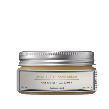Homemade Aromaterapi | Shea Butter Hand Cream – Geranium + Lavender – 1.41 oz