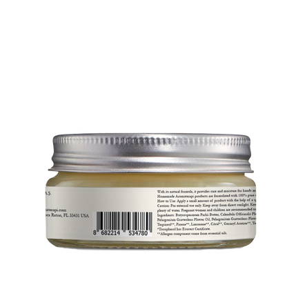 Homemade Aromaterapi | Shea Butter Hand Cream – Geranium + Lavender – 1.41 oz