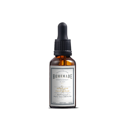 Homemade Aromaterapi | Squalane Face Serum – Jasmine Flower Oil + 99% Olive-Derived Squalane – 30ml