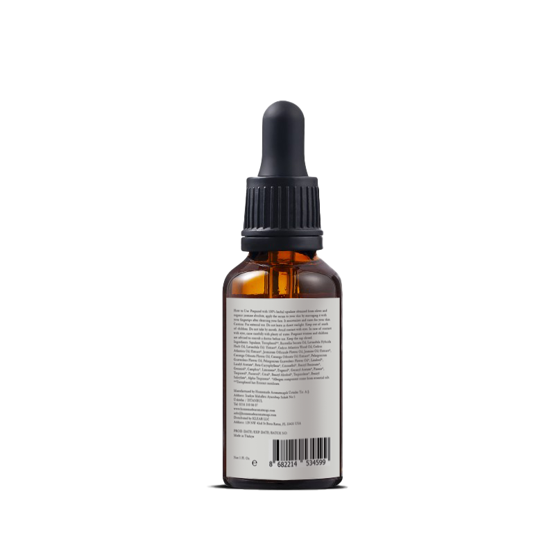 Homemade Aromaterapi | Squalane Face Serum – Jasmine Flower Oil + 99% Olive-Derived Squalane – 30ml