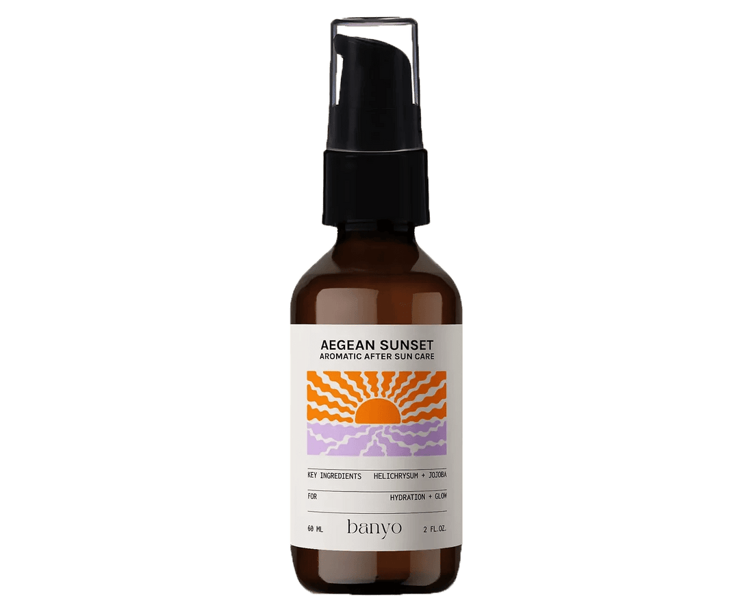 banyo | Aegean Sunset Aromatic After Sun Care – Cooling Floral Calm – 2 FL Oz - Klearus