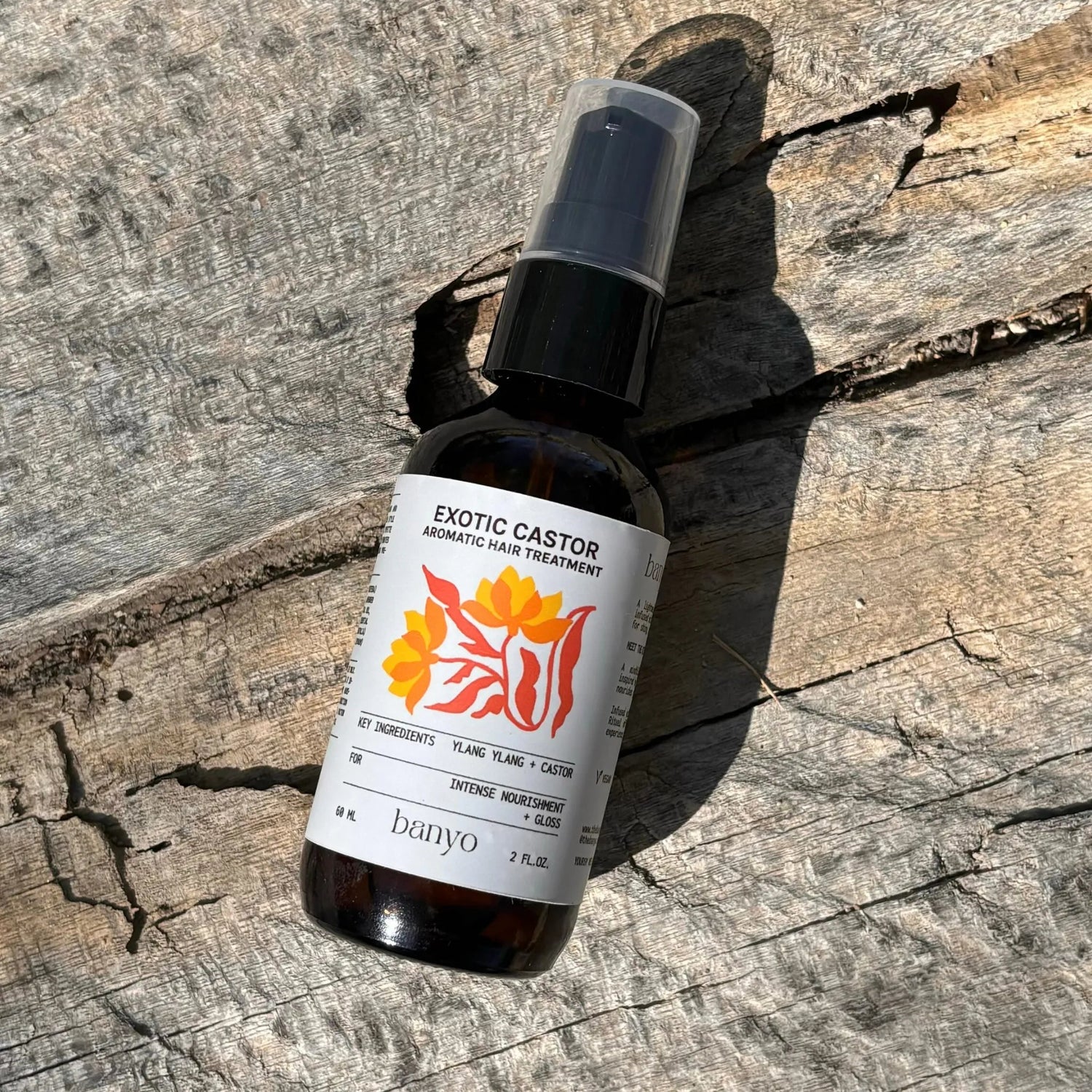 banyo | Exotic Castor Aromatic Hair Treatment – Strength &amp; Shine – 2 FL Oz - Klearus