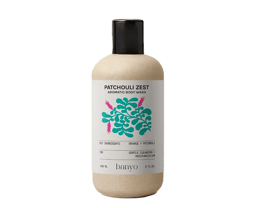 banyo | Patchouli Zest Aromatic Body Wash – Warm Citrus + Vanilla Infusion – 8 FL Oz