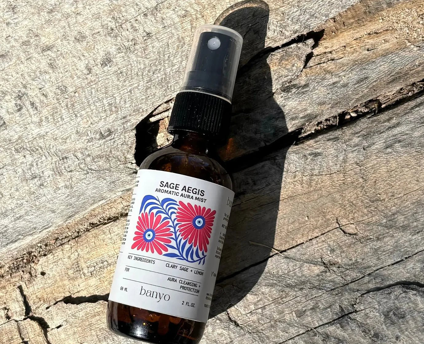 banyo | Sage Aegis Aromatic Aura Mist – Clarity &amp; Calm – 2 FL Oz - Klearus