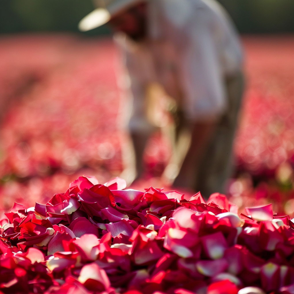 Hand Collects fresh roses | Klearus