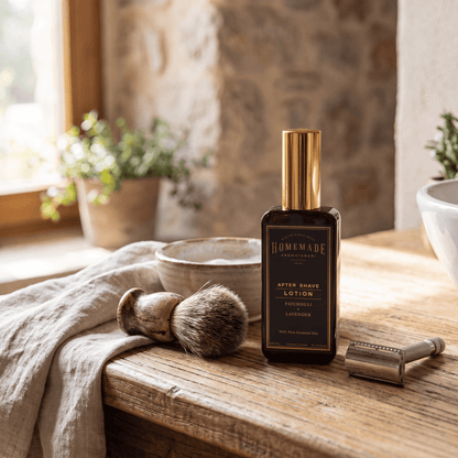 HMA | After Shave Lotion | Patchouli Lavender | 1.69 FL Oz. | HomeMade Aromaterapi - Klearus