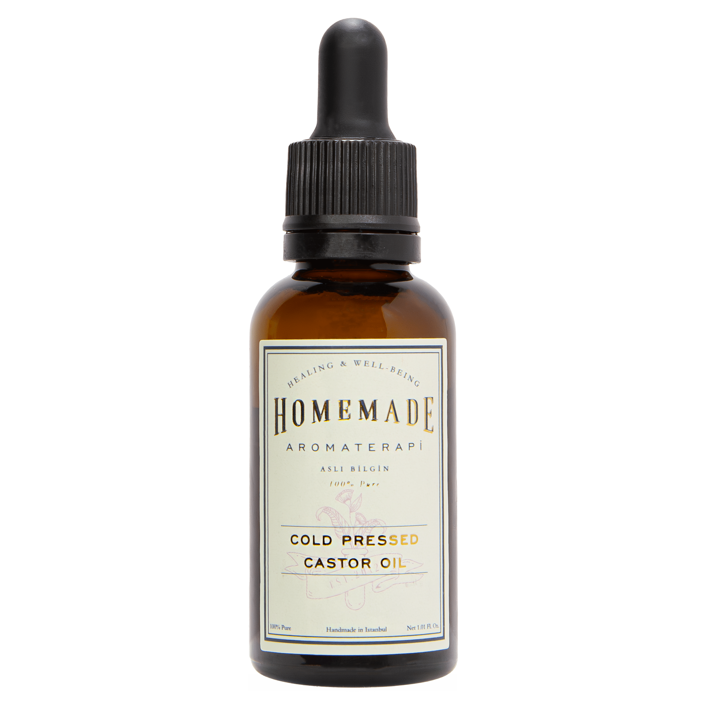 Homemade Aromaterapi | 100 Percent Pure Cold Pressed Castor Oil 1 fl oz - Klearus