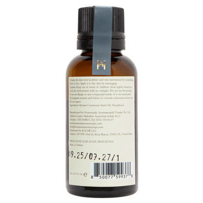 Homemade Aromaterapi | 100 Percent Pure Cold Pressed Castor Oil 1 fl oz - Klearus