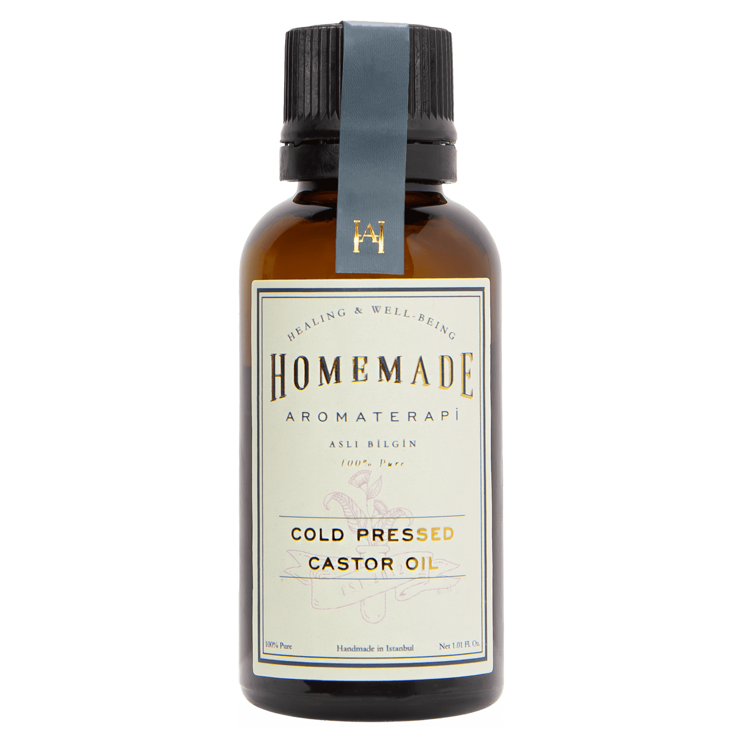 Homemade Aromaterapi | 100 Percent Pure Cold Pressed Castor Oil 1 fl oz - Klearus