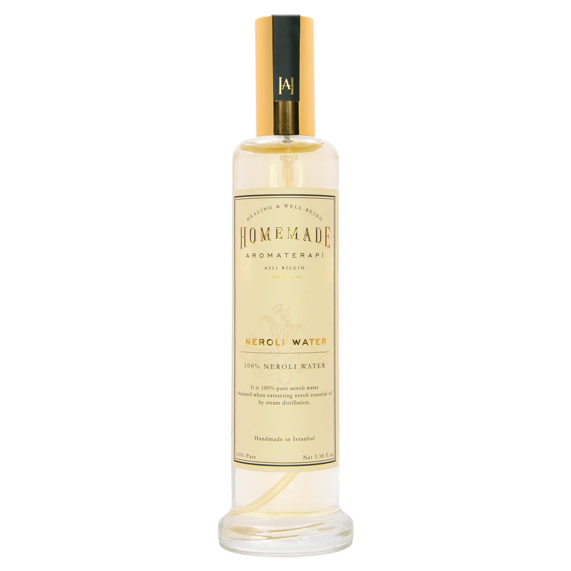 Homemade Aromaterapi | 100% Pure Neroli Water – Skin Toning &amp; Refreshing Mist – 3.38 FL Oz. - Klearus