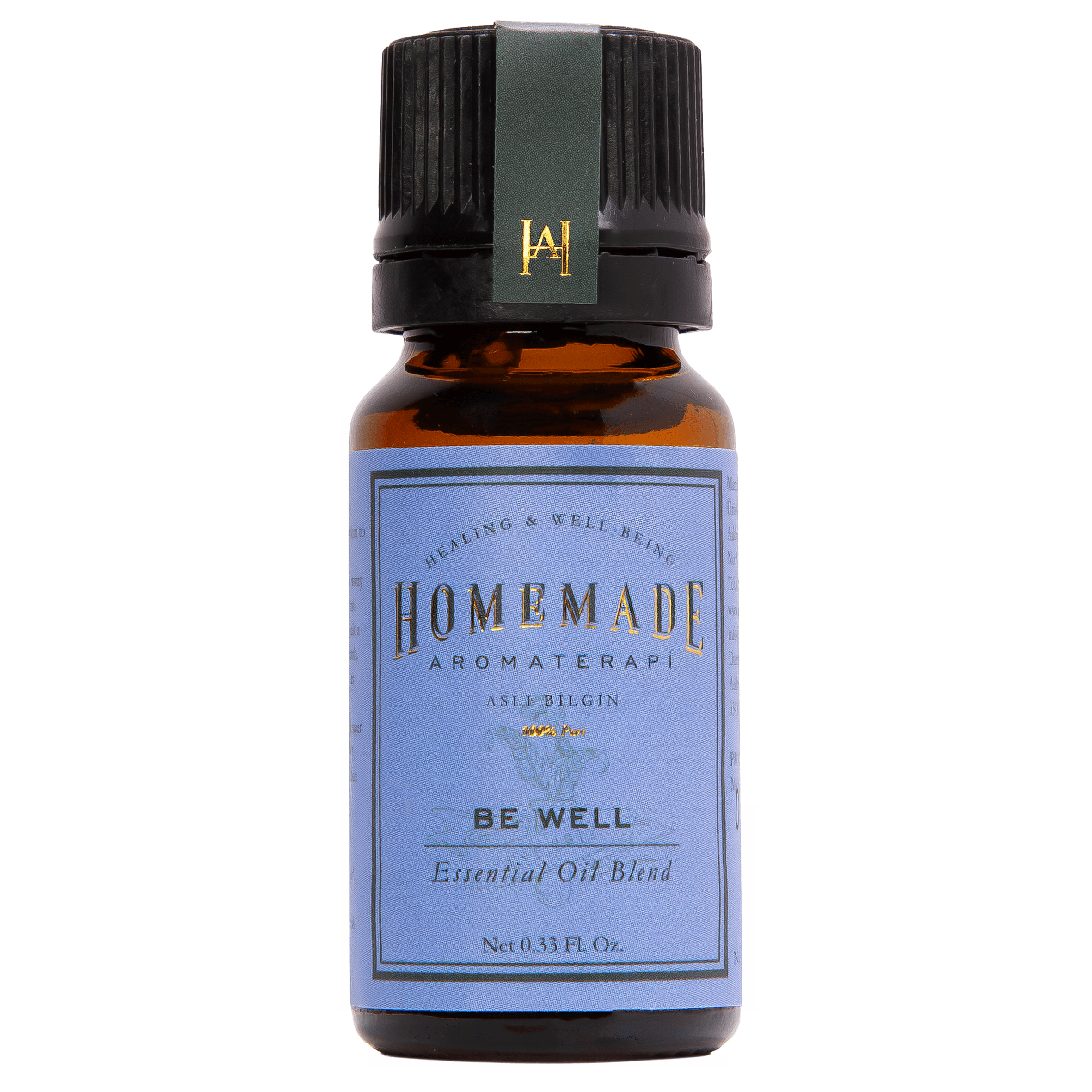Homemade Aromaterapi | Be Well Essential Oil Blend – Herbal Immunity &amp; Clarity – 0.33 FL Oz. - Klearus