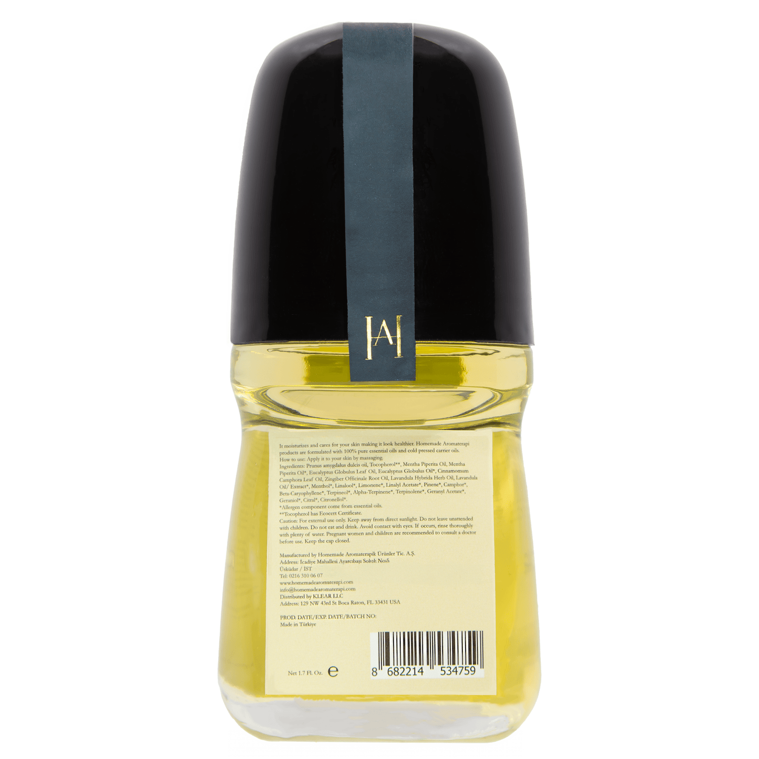 Homemade Aromaterapi | Body Massage Roll – 1.7 FL Oz. - Klearus