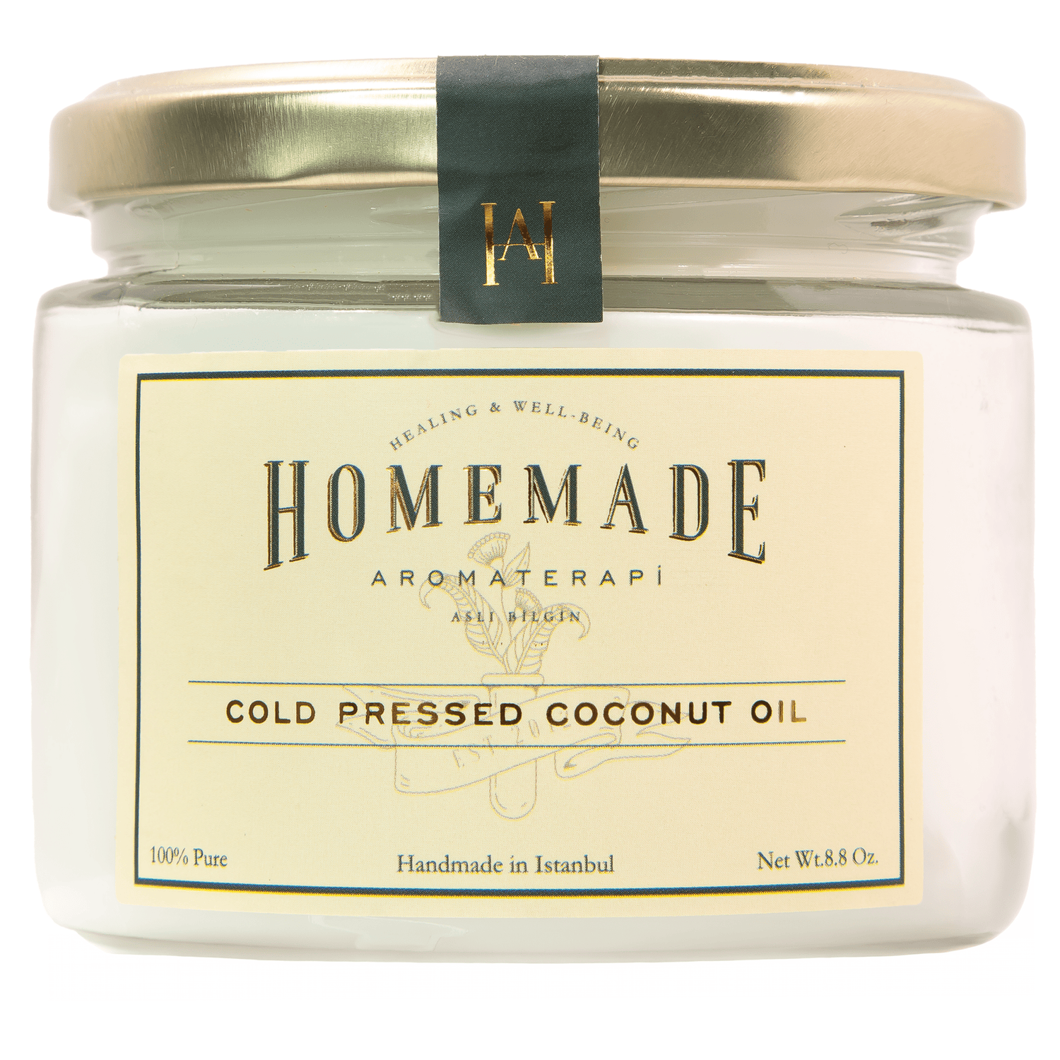 Homemade Aromaterapi | Cold Pressed Coconut Oil – 8.8 oz - Klearus