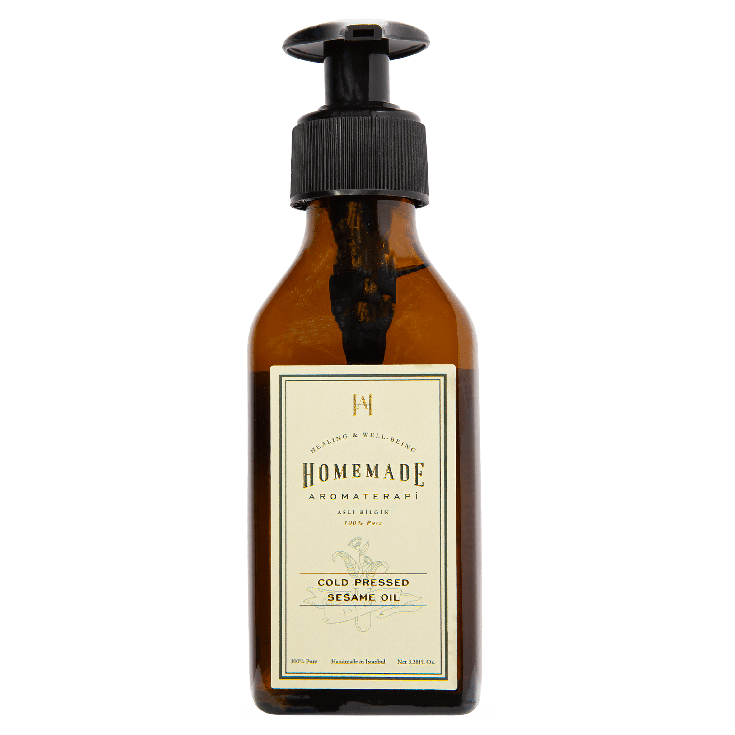 Homemade Aromaterapi | Cold Pressed Sesame Oil – 3.38 FL Oz. - Klearus