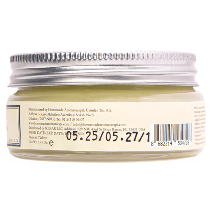 Homemade Aromaterapi | Daily Moisturizer Cream – Shea Butter + Avocado + Grapeseed – 40g - Klearus