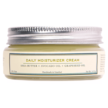 Homemade Aromaterapi | Daily Moisturizer Cream – Shea Butter + Avocado + Grapeseed – 40g - Klearus