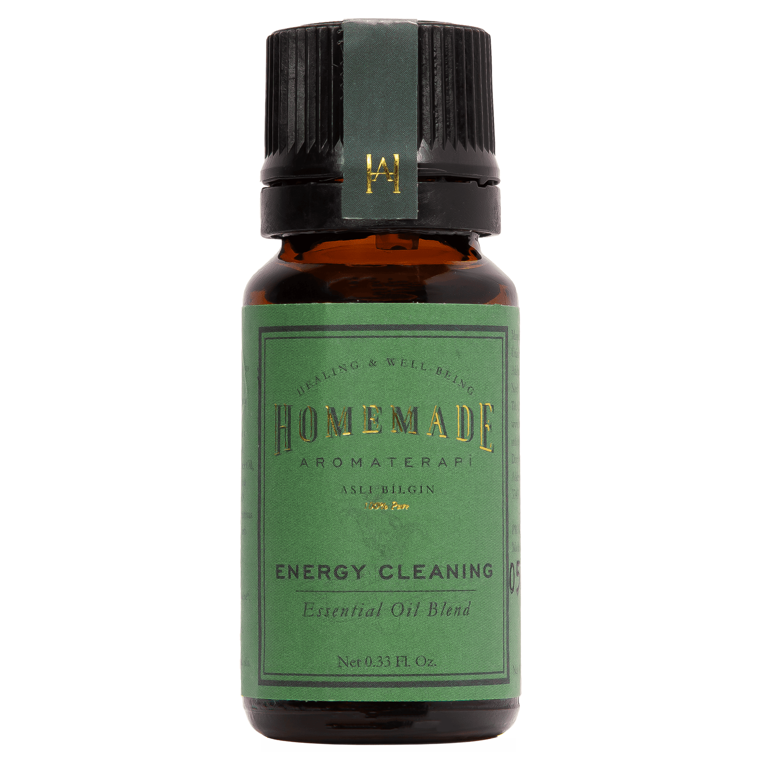 Homemade Aromaterapi | Energy Cleaning Essential Oil Blend – Uplifting &amp; Clarifying – 0.33 FL Oz. - Klearus