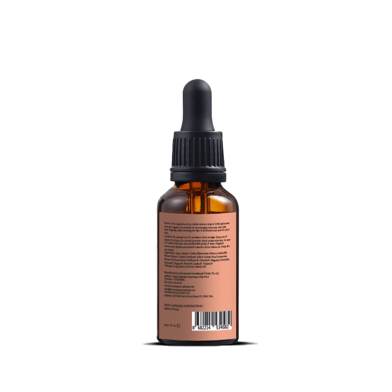 Homemade Aromaterapi | Hyaluronic Acid Face Serum – Rose + Hibiscus + 2.8% HA – 30ml - Klearus