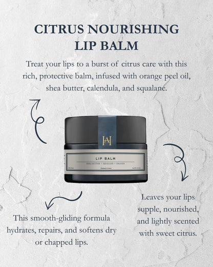 Homemade Aromaterapi | Lip Balm – Shea Butter + Squalane + Orange – 0.35 Oz. - Klearus