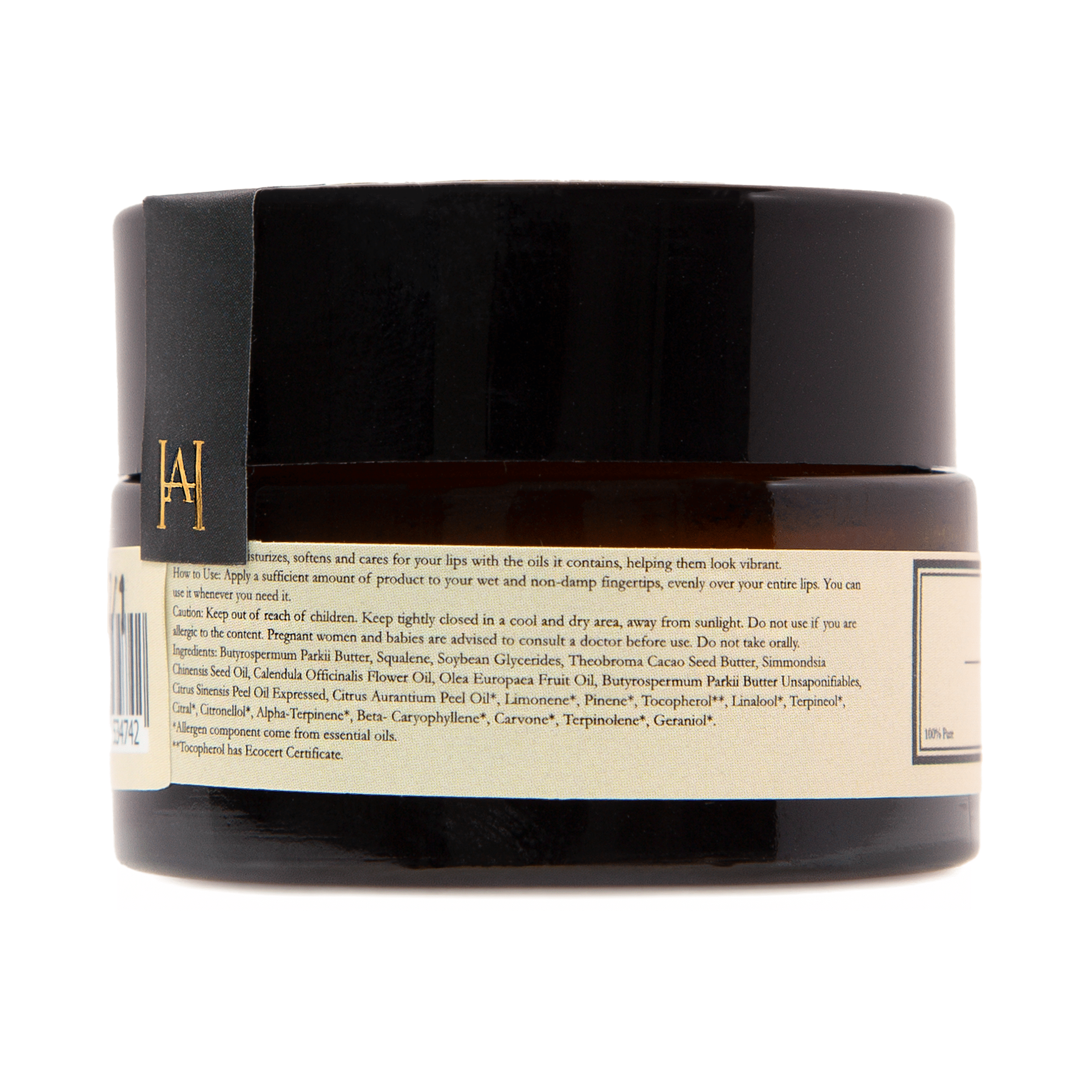 Homemade Aromaterapi | Lip Balm – Shea Butter + Squalane + Orange – 0.35 Oz. - Klearus