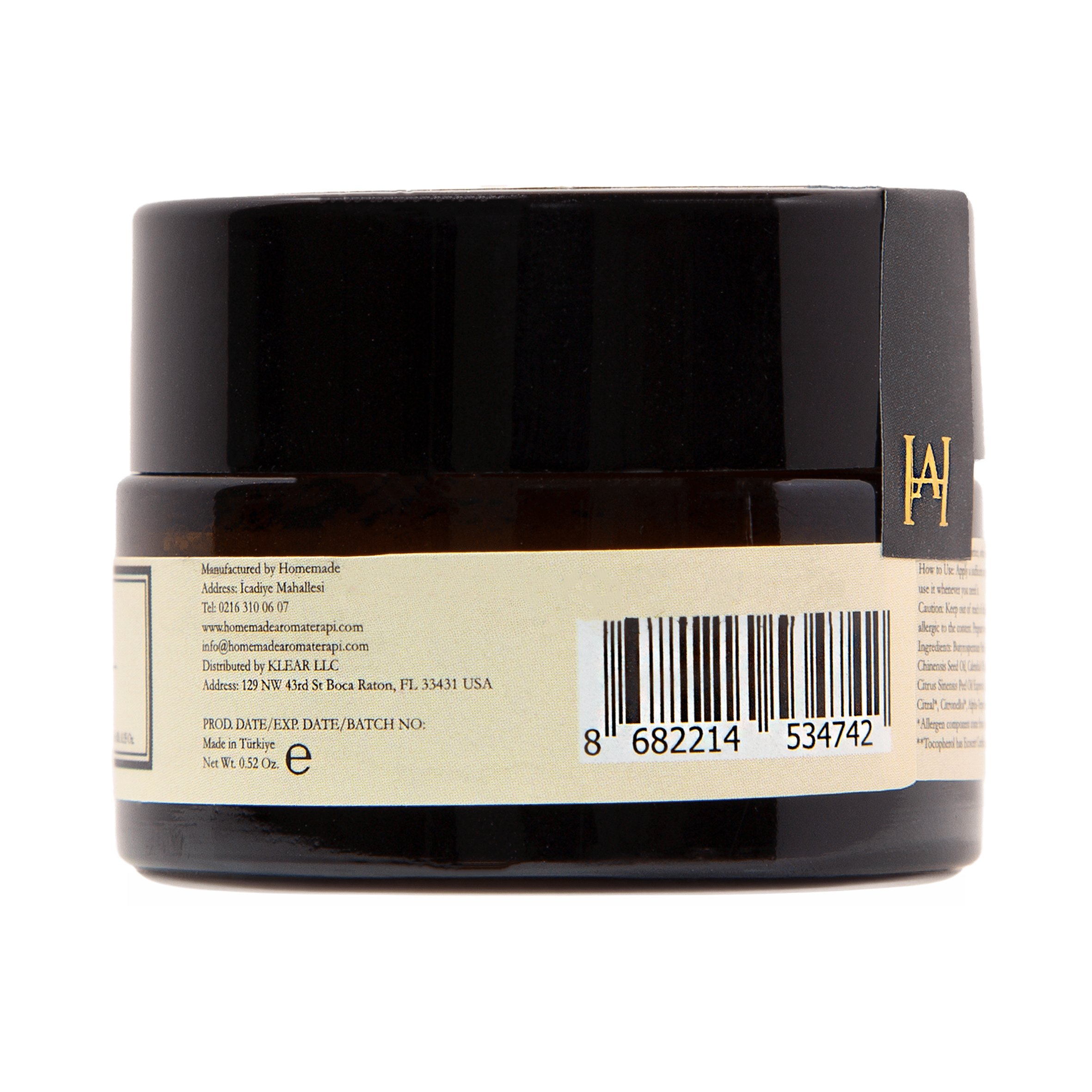 Homemade Aromaterapi | Lip Balm – Shea Butter + Squalane + Orange – 0.35 Oz. - Klearus