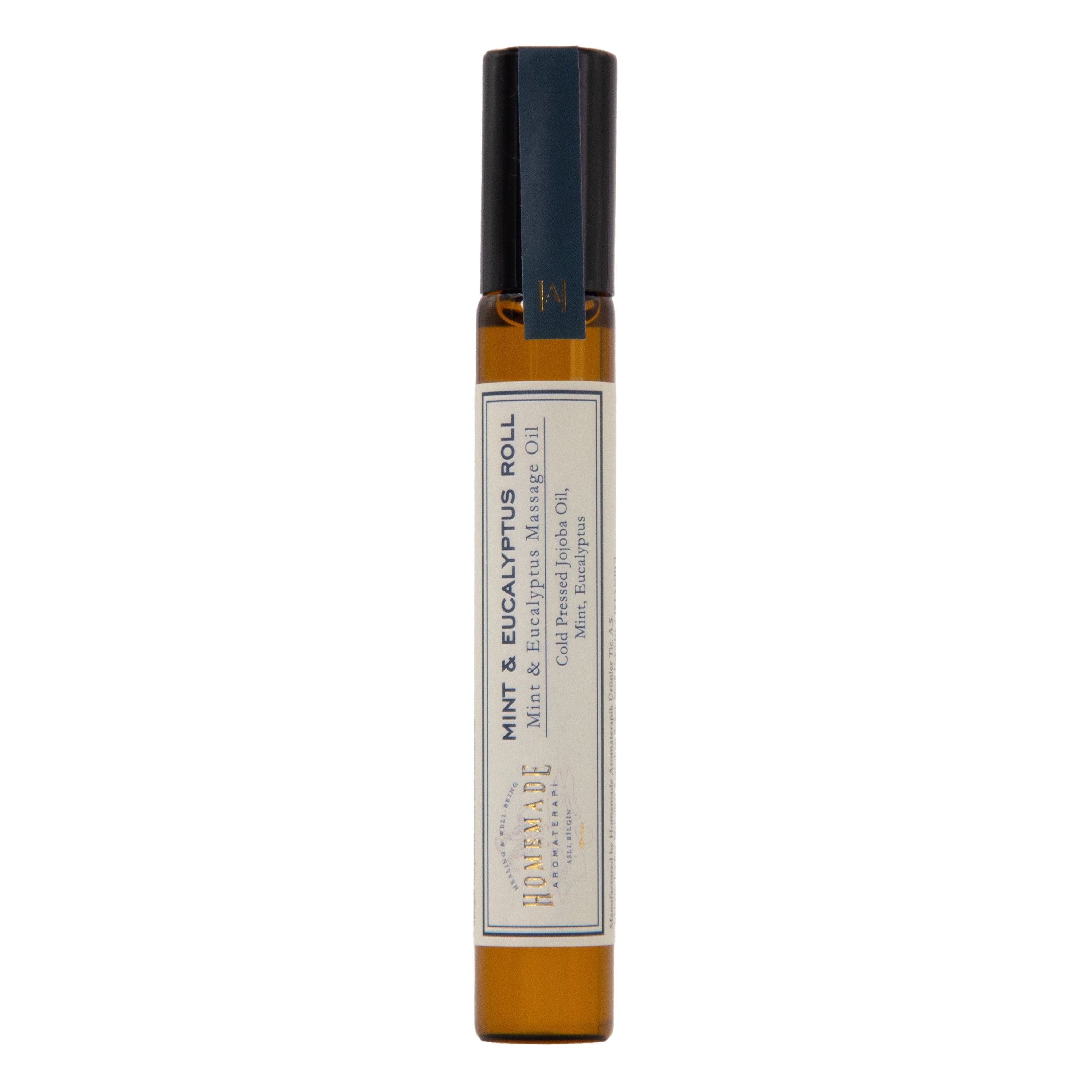 Homemade Aromaterapi | Mint and Eucalyptus Roll On Massage Oil 0.33 fl oz - Klearus