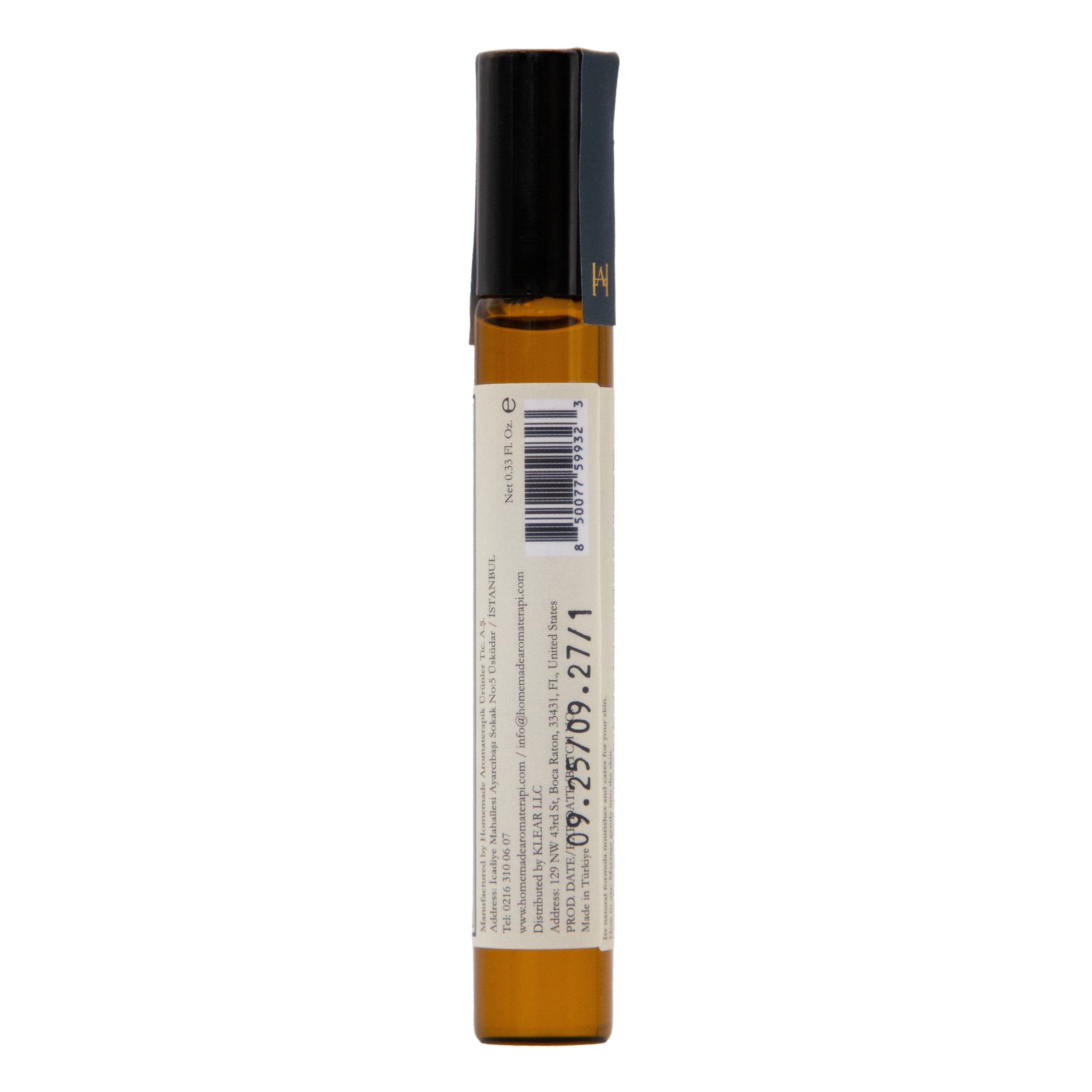 Homemade Aromaterapi | Mint and Eucalyptus Roll On Massage Oil 0.33 fl oz - Klearus