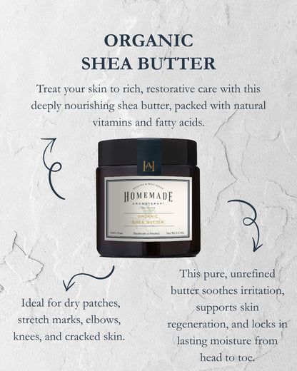 Homemade Aromaterapi | Organic Shea Butter – 100% Raw &amp; Unrefined – 100g - Klearus