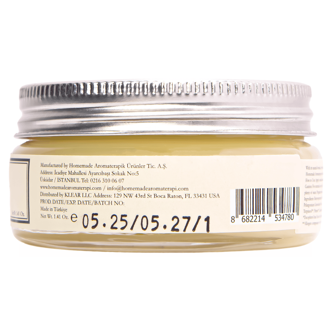 Homemade Aromaterapi | Shea Butter Hand Cream – Geranium + Lavender – 1.41 oz - Klearus