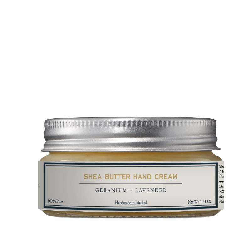 Homemade Aromaterapi | Shea Butter Hand Cream – Geranium + Lavender – 1.41 oz - Klearus